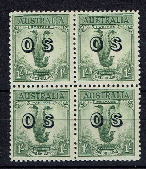 Image of Australia SG O136var LMM British Commonwealth Stamp